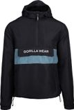 Gorilla Wear Bolton Windbreaker - Unisex Anorak - Black - XS
