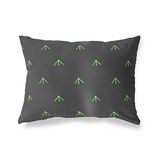 BonaMaison Neon Groen-Rook Decoratieve Kussensloop 35x50 Cm