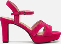 Tamaris Sandalen met hak roze Leer - Dames - Maat 37