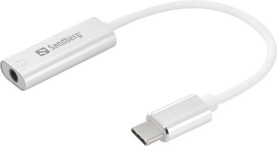 Sandberg USB-C naar Audio Adapter - Grijs