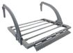 Sèche-linge - Radiateur - Pliable - Acier inoxydable - Balcon - 31 x 39 cm