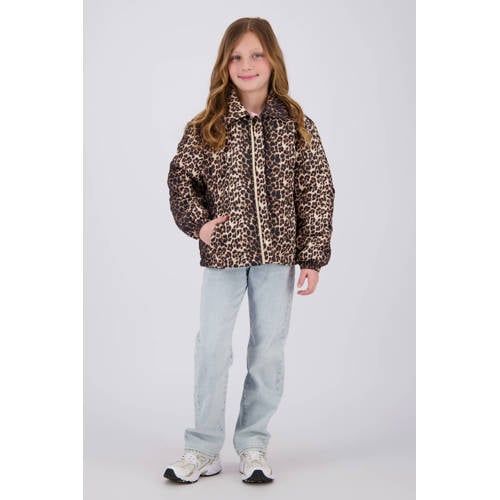 Vingino zomerjas met panterprint bruin