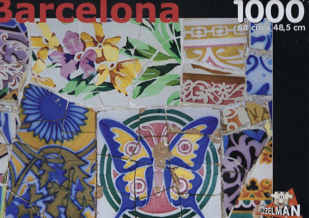 Puzzelman Tegelmozaïek Parc Guell Barcelona (legpuzzel 1000 stukjes)