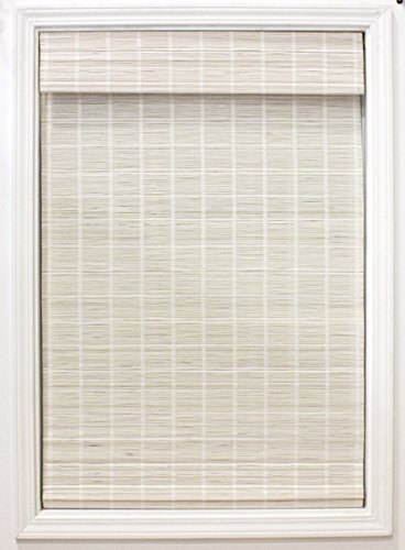 Radiance RADIANCE - 2215336E Radiance draadloze witte Bayshore bamboe jaloezieën, 36" B x 64" L