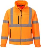 Portwest Hi-Vis Klassiek Softshell Jack S424 Oranje XXL