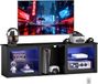 Homcom TV-standaard - Spaanplaat - 160x35x51,7cm - Zwart