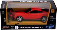 kool speed Ford - Radiografisch Bestuurbare Auto - 1:24 Mustang Mach 1 Rood