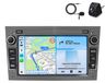 Awesafe Opel Astra H, Corsa C, Meriva, Zafira A/B USB-C DAB+ autoradio met 2+64GB, camera, microfoon, Carplay, Android, GPS, Wi-Fi, 7 inch scherm