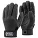 PETZL - Gants d'assurage/rappel légers CORDEX - Unisexe, Noir, L