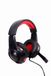 Gembird GHS-U-5.1-01 Casque Filaire Bandeau Gaming Noir, Rouge