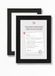 walther design Home HO130BD Fotolijsten, zwart, 21 x 29,7 cm, houten frame, verpakking van 2