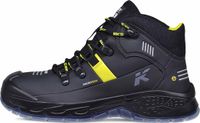 HKS Running Star RS 275 S3 werkschoenen - veiligheidsschoenen - safety shoes - heren - hoog - stalen neus - antislip - ESD - lichtgewicht - Vegan - zwart/geel - maat 39