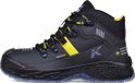 HKS Running Star RS 275 S3 werkschoenen - veiligheidsschoenen - safety shoes - heren - hoog - stalen neus - antislip - ESD - lichtgewicht - Vegan - zwart/geel - maat 39