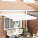 Prolenta Maison Exclusive Reservehoes voor zonnescherm, 3,5x2,5 meter, wit, polyester