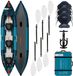 Abstract Sport Abstract Azura 415 Opblaasbare Kano 3 Persoons Kajak Familie en Toertocht PVC Dropstitch 415 cm Blauw Inclusief Peddels