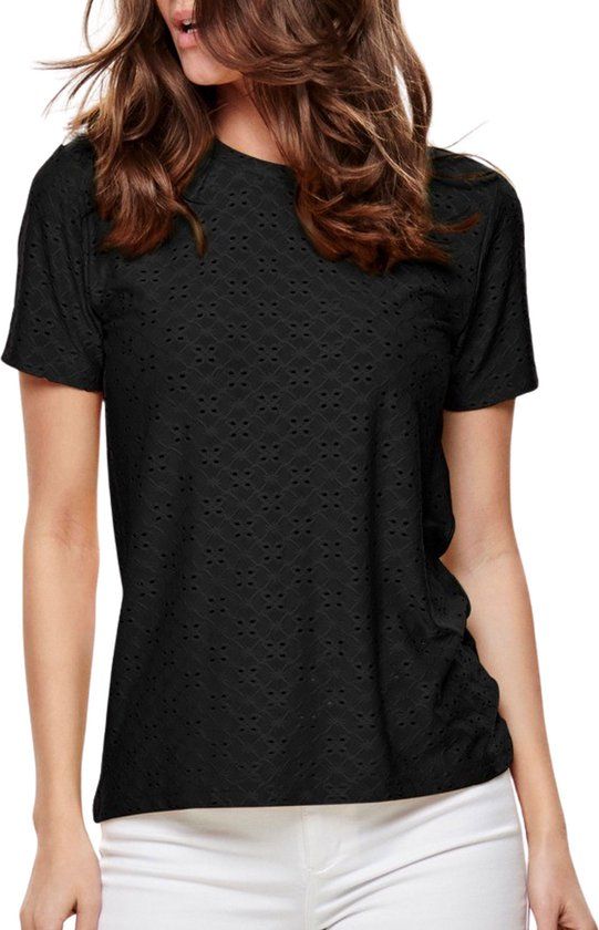 JDY JDYCATHINKA S/S TAG TOP JRS NOOS Women's T-shirt - Black - Size XXL