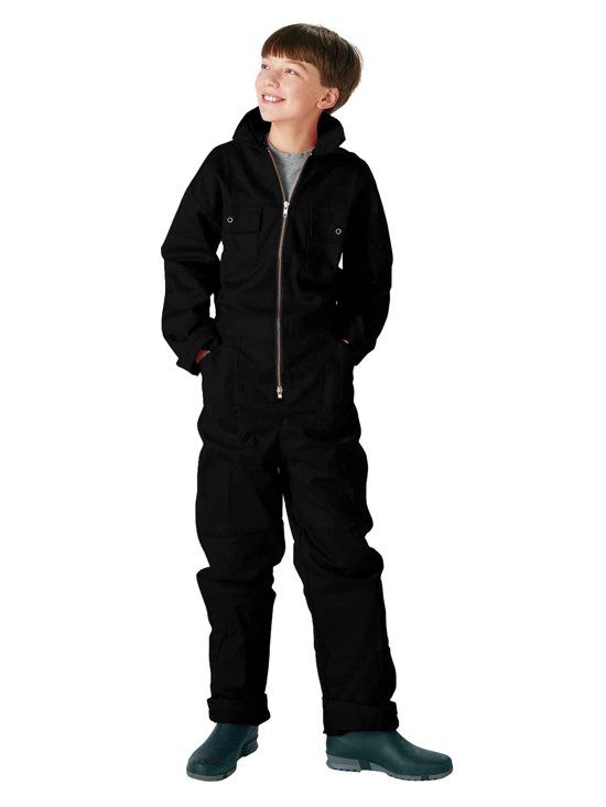 StÃ¸rvik Kinderoverall Unisex 100% katoen Zwart - Maat 128 - NICKY