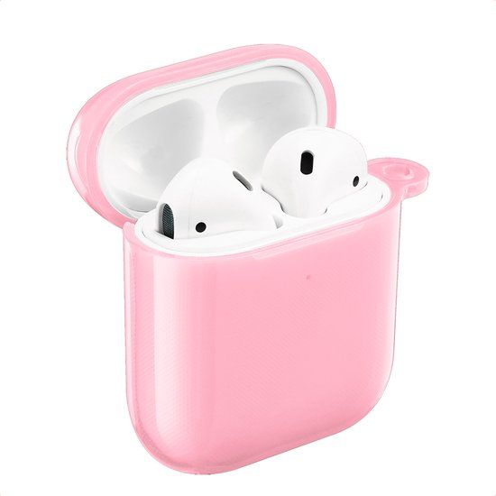 imoshion Neon Case - Hoesje geschikt voor AirPods 1 / 2 - Lichtroze