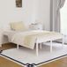 Maison Exclusive lit pour seniors, blanc, 120x190 cm, pin massif