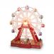 Well Home Kerstdecoratie met beweging en muziek: kerstwiel, decoratief met ledverlichting, beweging en muziek, 56,5 x 24,5 x 65 cm, met adapter, ideaal voor gebruik binnenshuis