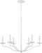Feiss Suspension LED | 6X E14 Max 40W | Dimmable | Textured Plaster White