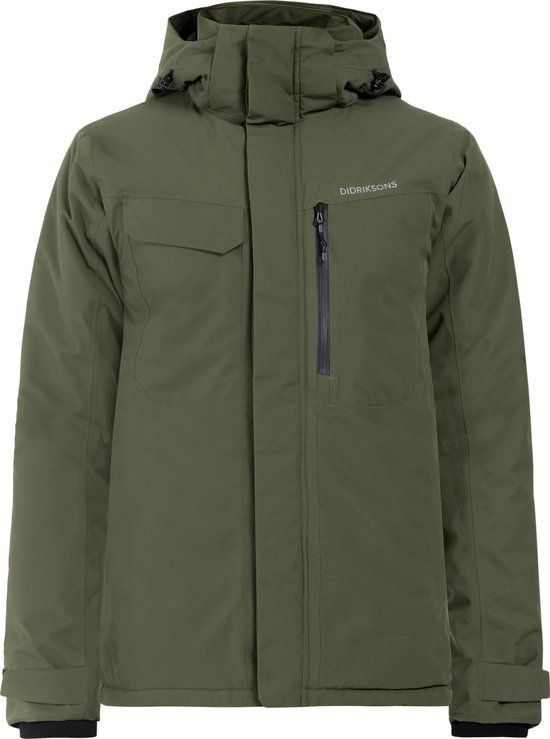 Didriksons STEFAN USX JKT Heren Outdoorjas - Deep Green - Maat S - Donker groen - Herfst/Winter 2025