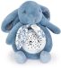 Doudou et Compagnie Muzikaal & Wandprojectie Nachtlampje Konijn Blauw 20 cm 0m+