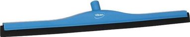 Vikan vloertrekker 70cm met verwisselbare cassette en vaste nek - blauw