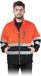 Polstrip_Pbl Gele-Zwarte Fleecejas Maat L