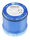 Siemens 8WD4420-5AF Signalering Kolom Steady Light LED Blauw, 24V AC/DC, Wit