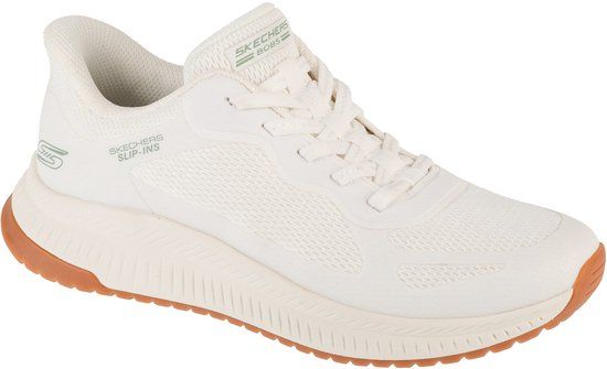 Skechers Slip-Ins: Bobs Squad 4 - Staple Look - Women - White - Sneakers - Size 39