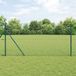 vidaXL Gaashek met grondbevestiging, 10 x 1,2 m, PVC-Coated Staal, Groen