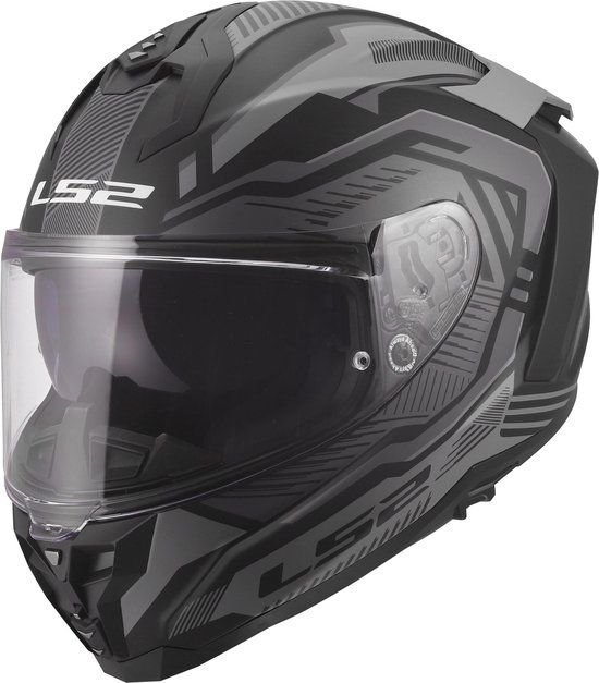 LS2 FF817 Challenger II Dravix Helm - Integraalhelm - Maat XL - Grijs