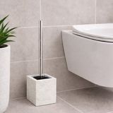 MSV Toiletborstel met Houder – Vrijstaande WC-Borstel en Toiletborstelhouder met Klassiek Design voor Elke Badkamer