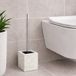 MSV Toiletborstel met Houder – Vrijstaande WC-Borstel en Toiletborstelhouder met Klassiek Design voor Elke Badkamer