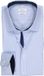 Seidensticker Slim Fit Overhemd Blauw/Wit Geruit Strijkvrij Boordmaat 42