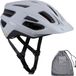 BBB Cycling Dune MIPS 2.0 Casque de vélo Adultes - Casque VTT & Casque de vélo de course Avec Sac de casque - Casque de cyclisme - Casque de vélo Femme - Casque de vélo Homme - Gris mat/Blanc - Taille L - BHE-22T