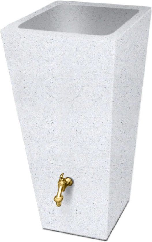 Prestige Water Regenton Graniet Wit 100L incl. kraantje