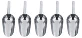 Scoop Lichtgewicht - Roestvrij Stalen Set - 5 X Zoete Scoops - Voor IJs/Food - Duurzaam - Handig voor Feest/Buffet - Schep