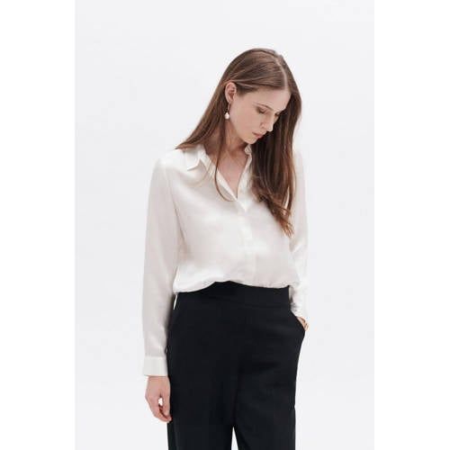 Caroll zijden blouse ivoor