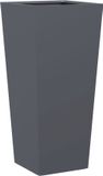 vidaXL Plantenbak 35x35x75 cm staal antracietkleurig