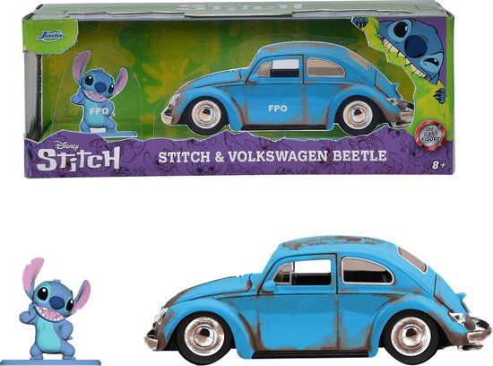 Jada Toys Lilo & Stitch 1959 VW Beetle - 1:32 - Diecast Car - Disney Classics - Ages 8+