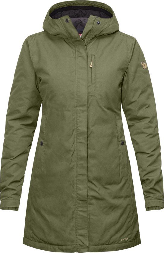 Fjallraven Kiruna Padded Parka Dames - Green - Maat S