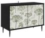 Meuble TV GOTHA 69 x 33 x 50,5 cm Chêne noir Bois modifié