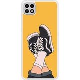 Samsung Galaxy A22 Sneakers Verstevigd hoesje met sublimatie bedrukking