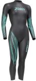 Zoggs Hypex Pro Combinaison en néoprène à manches longues pour femme Noir XS
