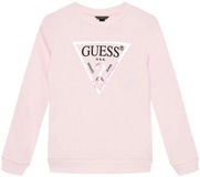 GUESS Sweatshirt rosa / magenta / zwart