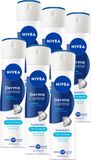 NIVEA Derma Control Defend Déodorant Spray - Contre les irritations - protège 72 heures - Anti-transpirant - avec Acide Hyaluronique - Pack Économique - 6 x 150ml