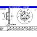 ATE Disque De Frein 24.0136-0127.1