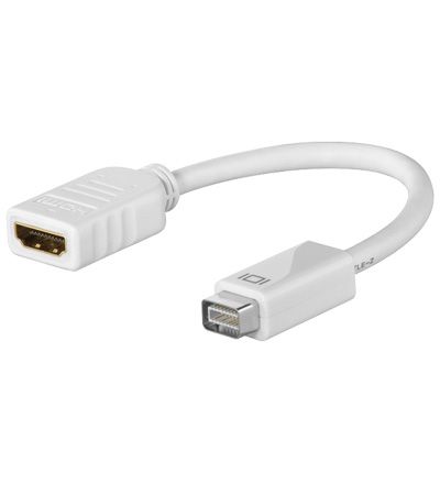 Goobay Mini DVI M - HDMI F, SB